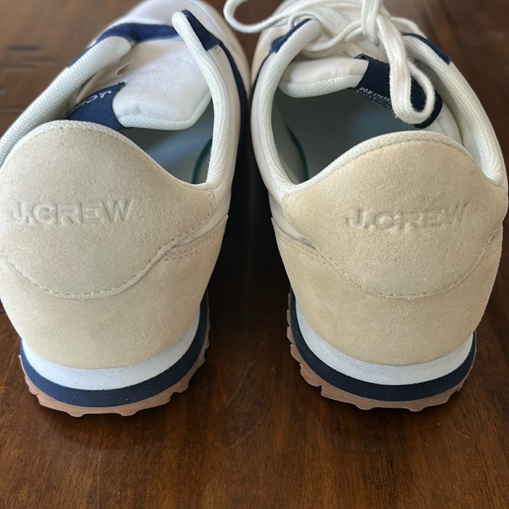 J. Crew trainers colorblock BA972 Mediterranean Navy Size 10 - Picture 5 of 8